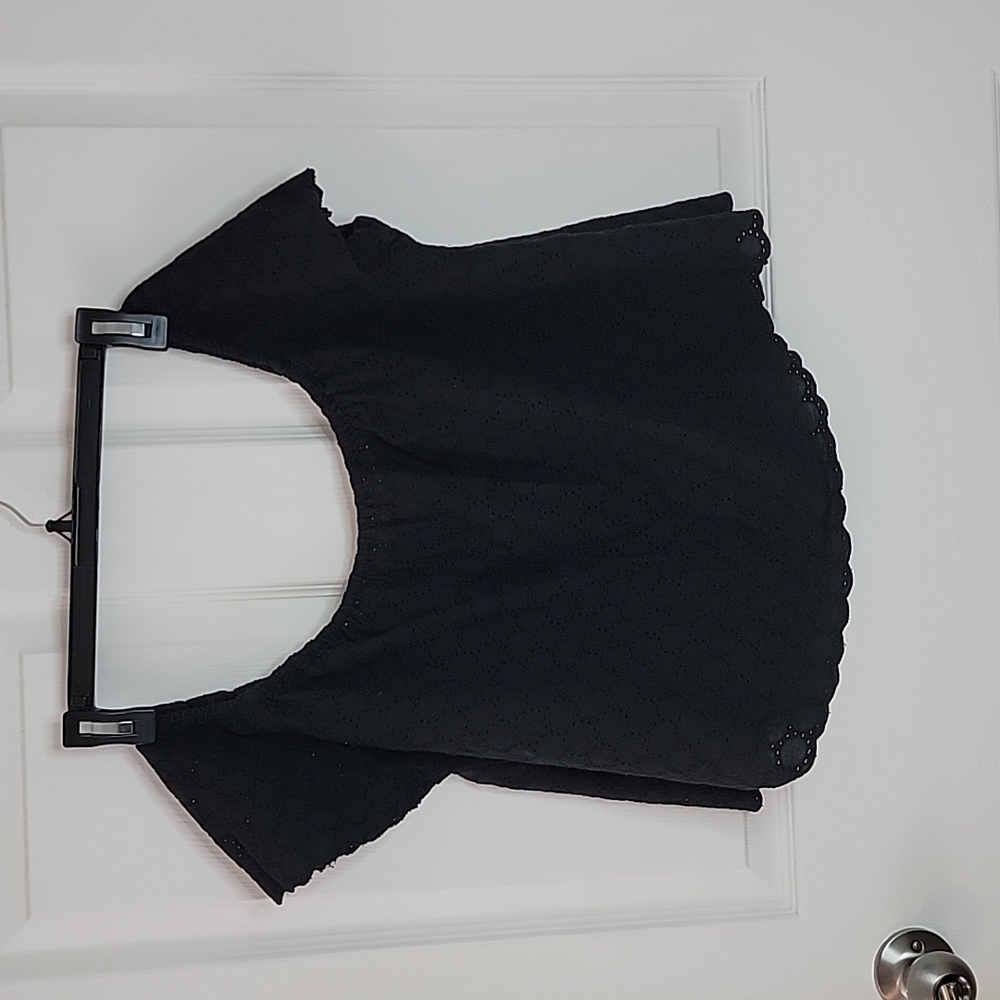 Zara off the shoulder shirt